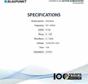 Amazon.com: BLAUPUNKT GTHS-80PRO 8